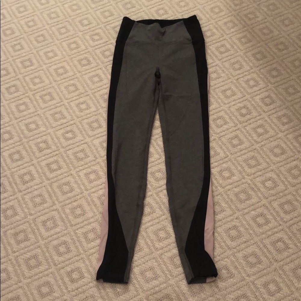 lululemon athletica Gray and Black Leggings